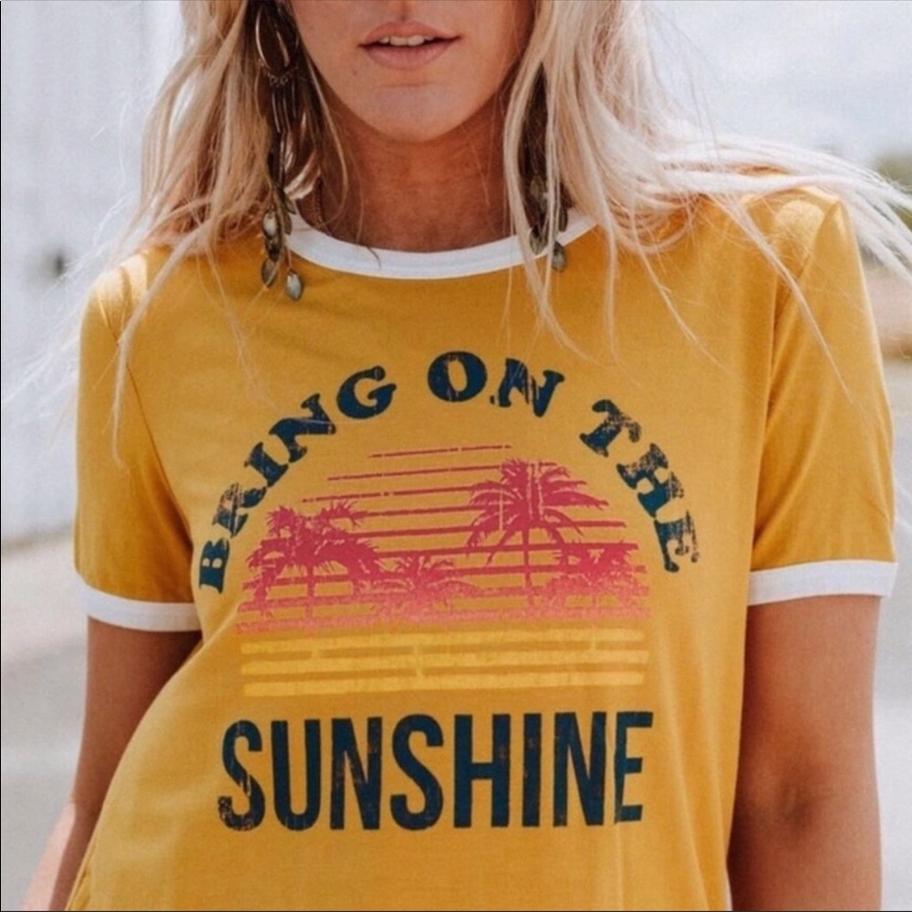 Bring on the sunshine retro T-shirt vintage 70’s